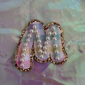 Stoney clover M rainbow gingham patch